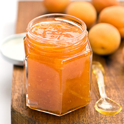 A jar of homemade orange marmalade